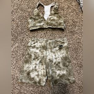 LiCi Fit Jaded Sports Bra and Shorts Set